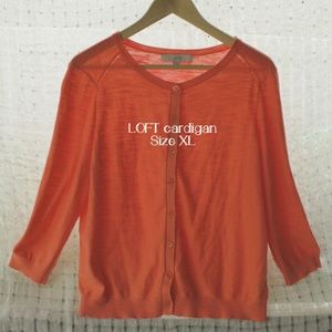 Loft Button Up Cardigan Sweater